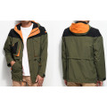 Olive Black Blaze Orange Winter Jacket